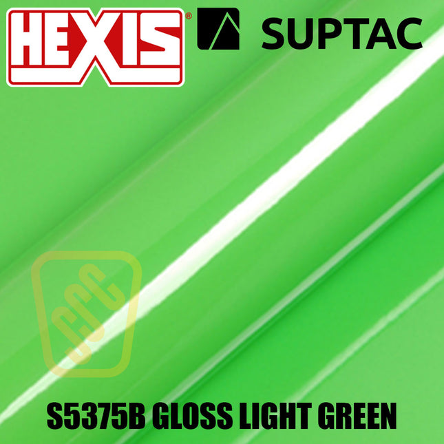 Hexis SUPTAC S5375B Light Green Gloss Premium Cut Vinyl