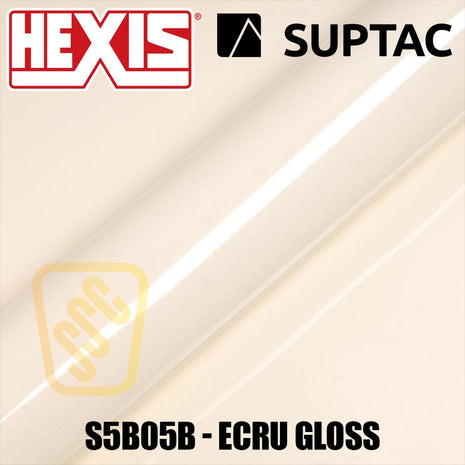 Hexis SUPTAC S5B05B Ecru Gloss Premium Cut Vinyl