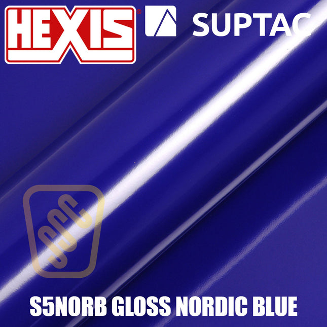 Hexis SUPTAC S5NORB Nordic Blue Gloss Premium Cut Vinyl