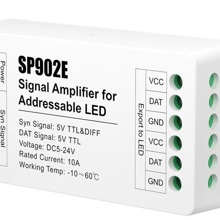 SP902E Signal Amplifer for Addressable LED (for WT SPI)