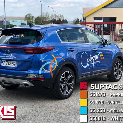 Hexis SUPTAC S5001B Polar White Gloss Premium Cut Vinyl