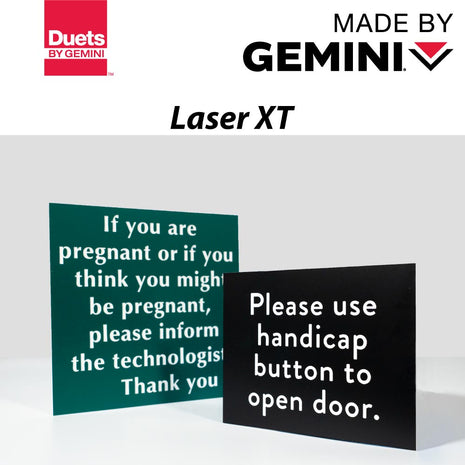 Gemini Duets® Laser XT Matte/Gloss