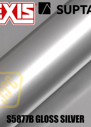 Hexis SUPTAC S5877B Silver Gloss Premium Cut Vinyl