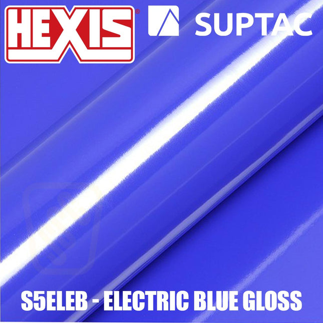 Hexis SUPTAC S5ELEB Electric Blue Gloss Premium Cut Vinyl