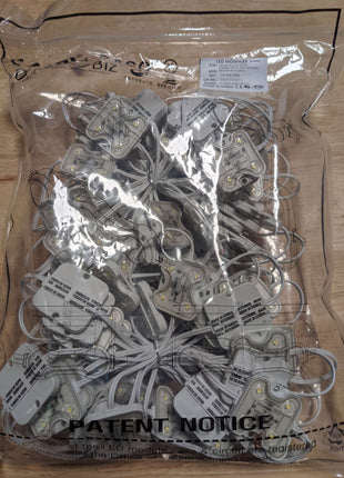 Interone Hi-Power White 4-LED Module 9000K 1.44W (100pcs)