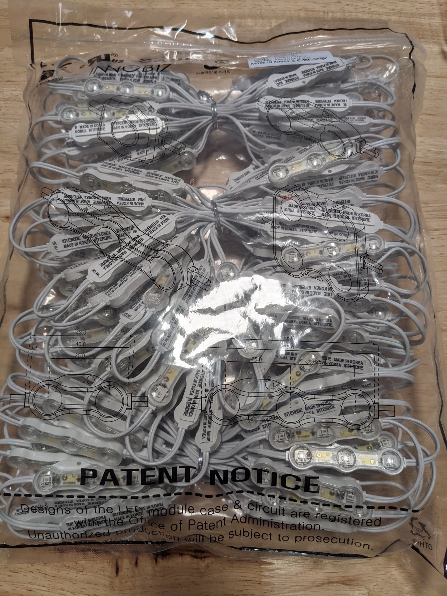Interone Yellow LED Module (200pcs)