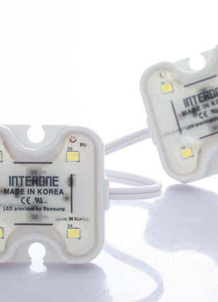 Interone Hi-Power White 4-LED Module 9000K 1.44W (100pcs)