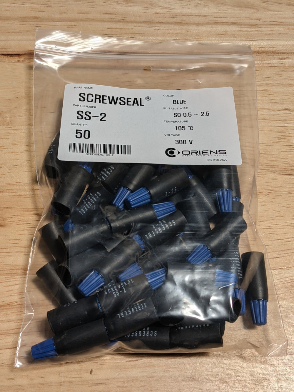 Oriens SCREWSEAL Waterproof Wirenut Pack