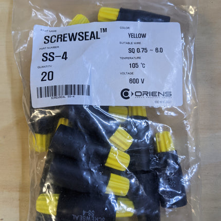 Oriens SCREWSEAL Waterproof Wirenut Pack