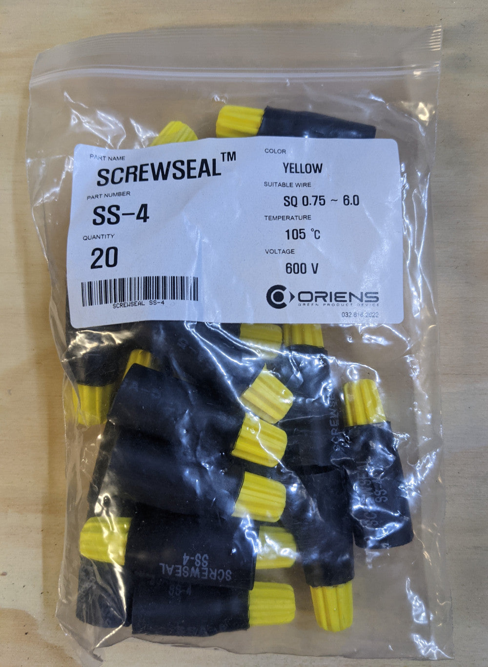 Oriens SCREWSEAL Waterproof Wirenut Pack